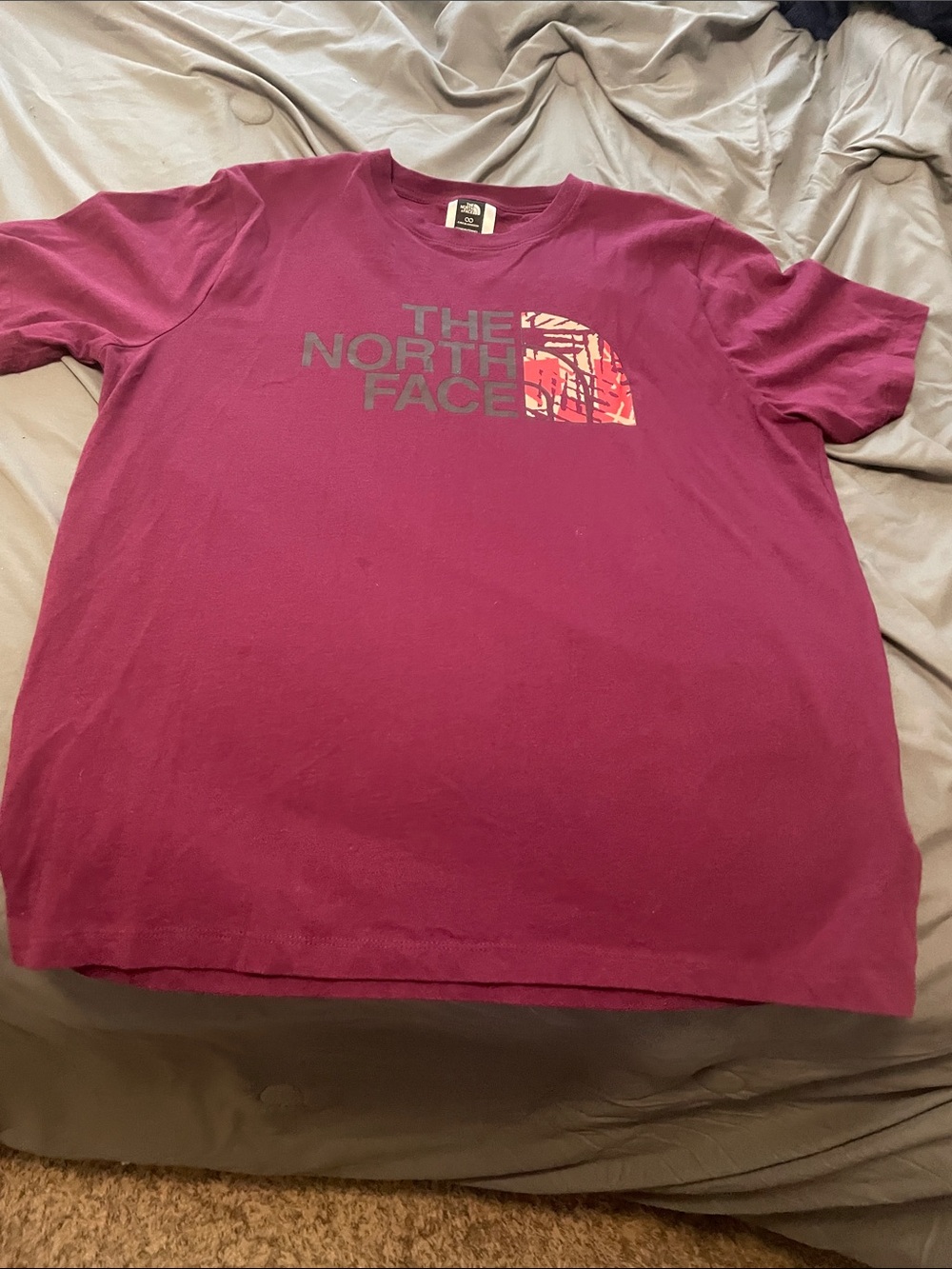 The North Face Men's Short Sleeve Logo Tee in Berry